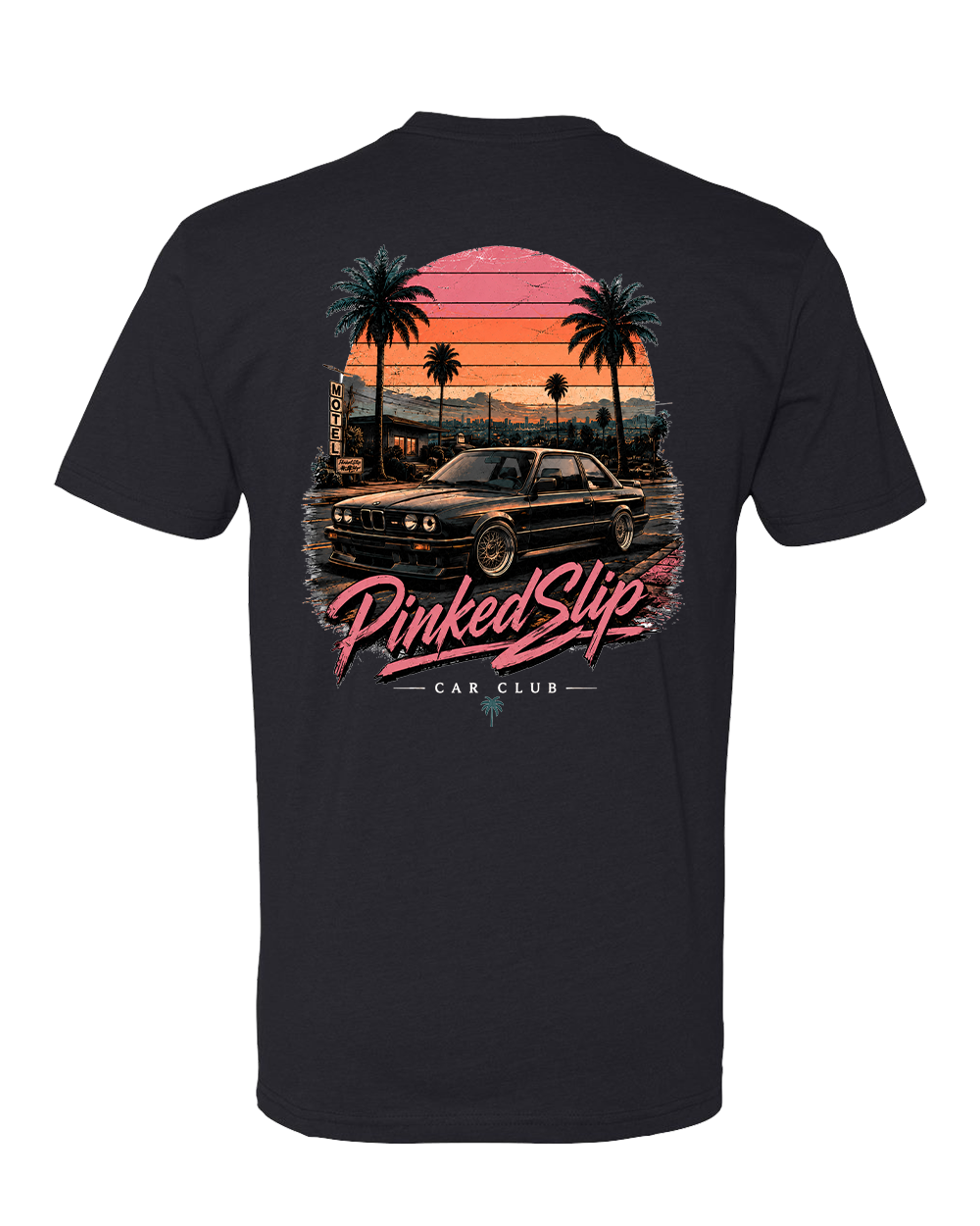PinkedSlip Car Club Retro E30 Tee